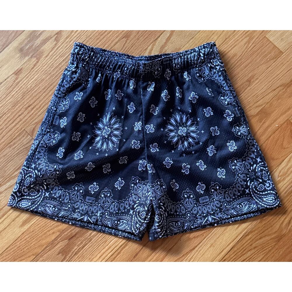 Bravest Studios Navy Paisley Mesh Shorts | NWT